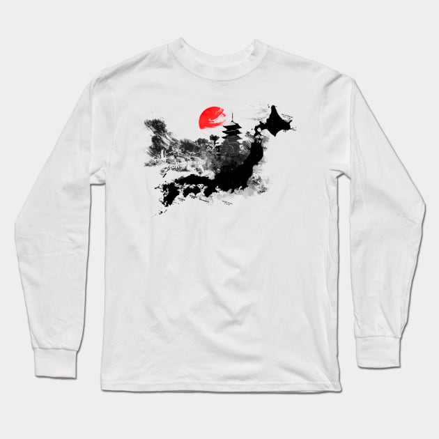 Abstract Kyoto Long Sleeve T-Shirt by vivalarevolucio